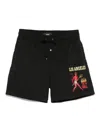 Amiri Drawstring Swimming Trunks In Black