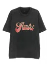 Amiri Groovy Logo-print Cotton-jersey T-shirt In Black