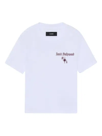 Amiri Logo-print T-shirt In Blue