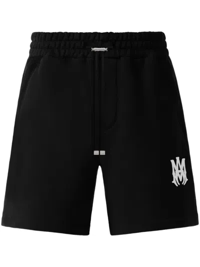 Amiri Logo Nylon Swim Shorts In Black