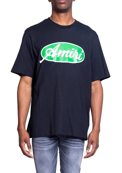 AMIRI LOGO PRINTED CREWNECK T-SHIRT