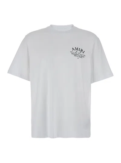 AMIRI LOGO PRINTED CREWNECK T-SHIRT
