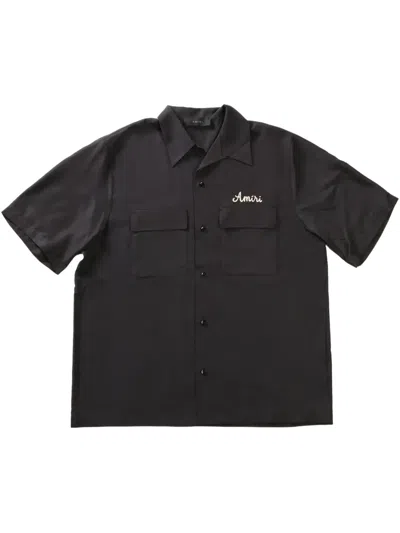 Amiri Logo Shirt In Black