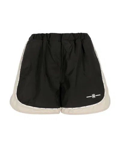 Amiri Logo Shorts In Black