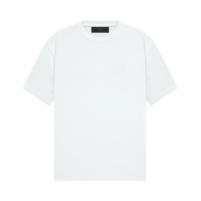Pre-owned Amiri Logo Shotgun Tee 'white'