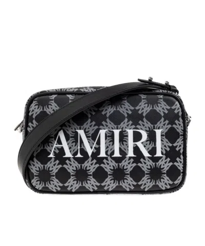Amiri Logo Shoulder Bag In Black