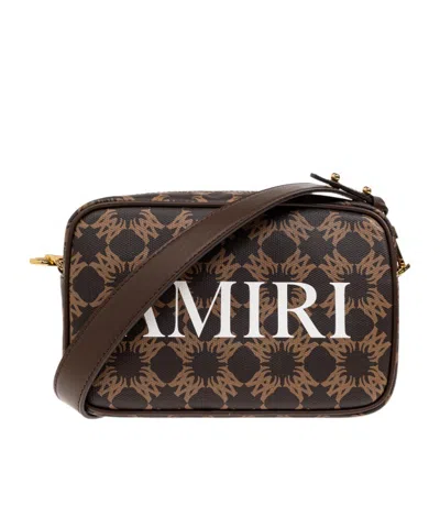 Amiri Logo Shoulder Bag In Black