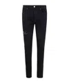 Amiri Logo Skinny Jeans In Black
