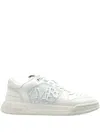 Amiri Low Top Sneakers Featuring Perforated Detailing In White