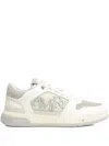 Amiri Classic Panelled Grained Leather Sneakers In White