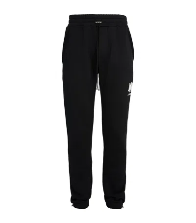 Amiri Logo Sweatpants In Black