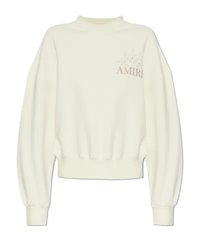 AMIRI LOGO-PRINT COTTON SWEATSHIRT