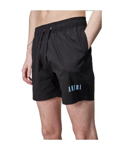 Amiri Logo Swimming Trunks In Black