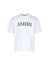 Amiri Cotton T-shirt With Front Logo Print