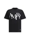 Amiri Logo T-shirt In Black