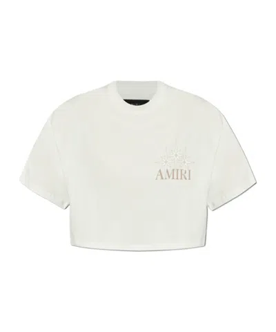 Amiri Logo T-shirt In White
