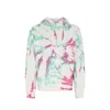 Amiri Multicolored Core Logo Tie Dye Crewneck In White
