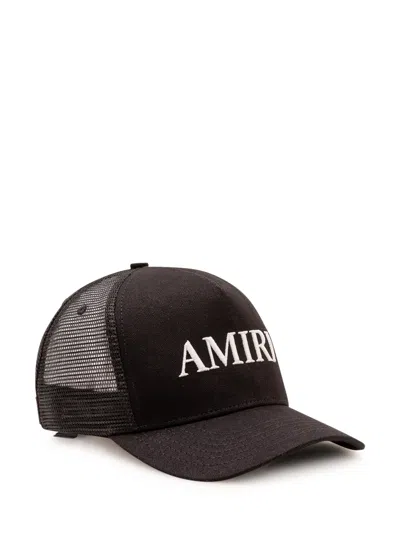 Amiri Logo Trucker Hat In Black