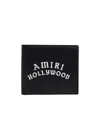Amiri Bi-fold Wallwt With Logo Lettering On The Front In Leather Man