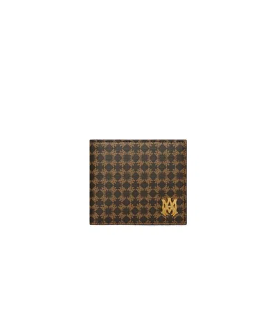 Amiri Logo Wallet In Brown