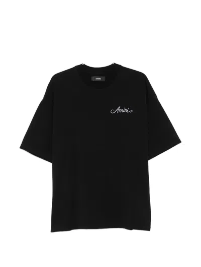 AMIRI LOGO-EMBROIDERED T-SHIRT