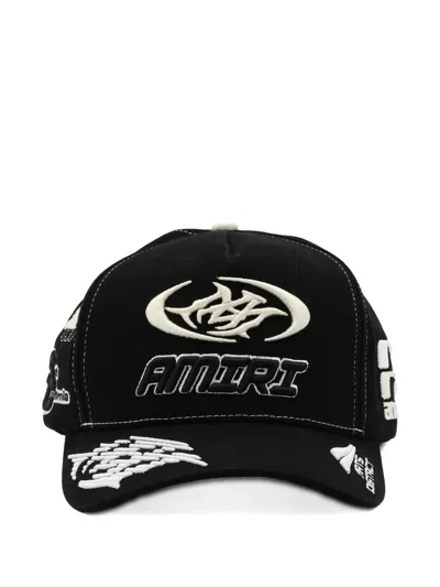 Amiri Logo-embroidered Baseball Cap In Black