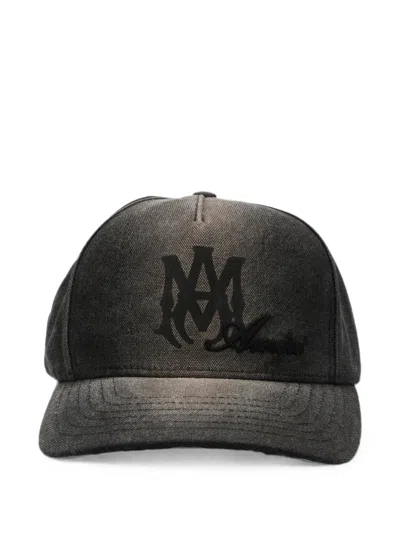 Amiri Logo-embroidered Baseball Cap In Black