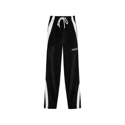 Amiri Logo-embroidered Track Pants In Black