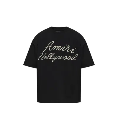 AMIRI LOGO-EMBROIDERED T-SHIRT