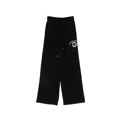 Amiri Logo-embroidered Viscose Track Pants In Black