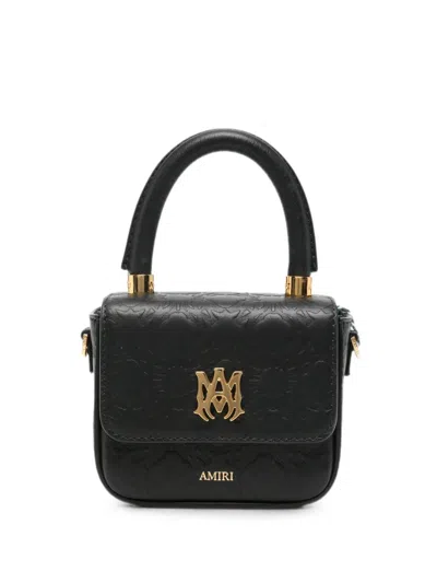 Amiri Logo-plaque Mini Bag In Black