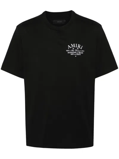 AMIRI ARTS DISTRICT LOGO-PRINT COTTON T-SHIRT