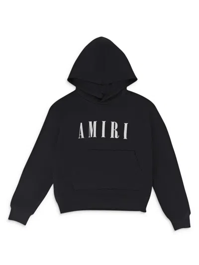 Amiri Kids' Logo-print Hoodie In Black