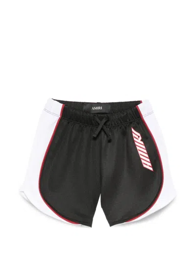 Amiri Kids' Logo-print Shorts In Black