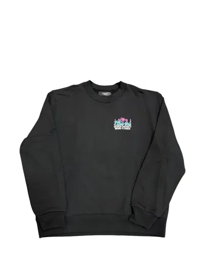 Amiri Logo-print Sweatshirt In Black