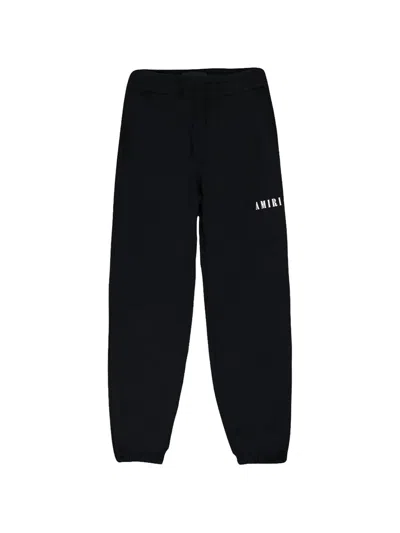 Amiri Kids' Logo-print Track Pants In Black