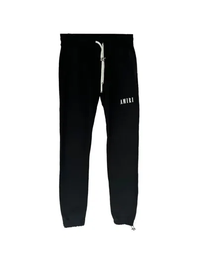 Pre-owned Amiri Logo-print Track Pants In Black