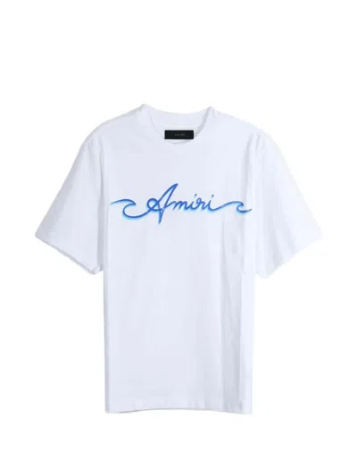 Amiri Logo-print T-shirt In White