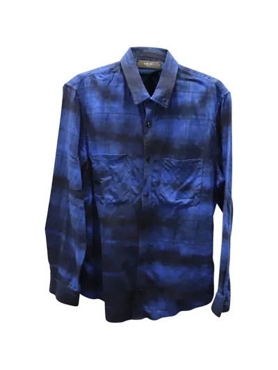 Pre-owned Amiri Long-sleeve Buttoned Shirt In Blue