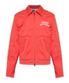 Amiri Jacket Pointed Collar Long Sleeves In Orange