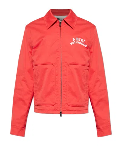 AMIRI EMBROIDERED COTTON JACKET