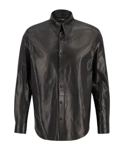 Amiri Long Sleeve Shirt In Black