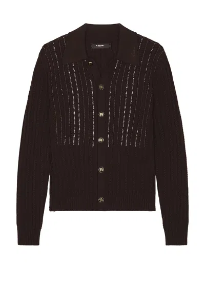 Amiri Long Sleeve Shirt In Black