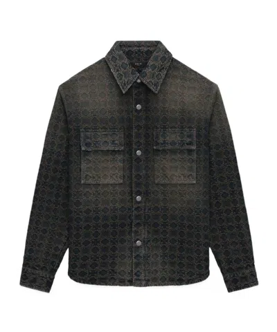 Amiri Long-sleeved Casual Jacket In Black