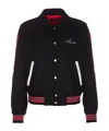 Amiri Ribbed Stripes Bomber Jacket In Black