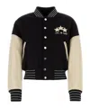 Amiri Stars Colour-block Bomber Jacket In Black