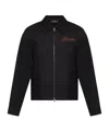 Amiri Embroidered Jacket With Front Pocket And Collar In Black