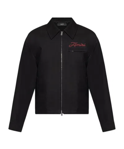 AMIRI LOGO-EMBROIDERED JACKET