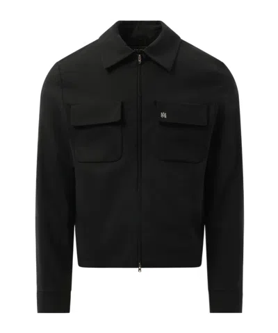 Amiri Long-sleeved Casual Jacket In Black