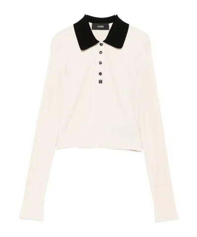 AMIRI LONG-SLEEVED POLO SHIRT